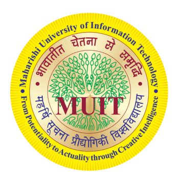 Maharishi University of Information Technology Noida logo